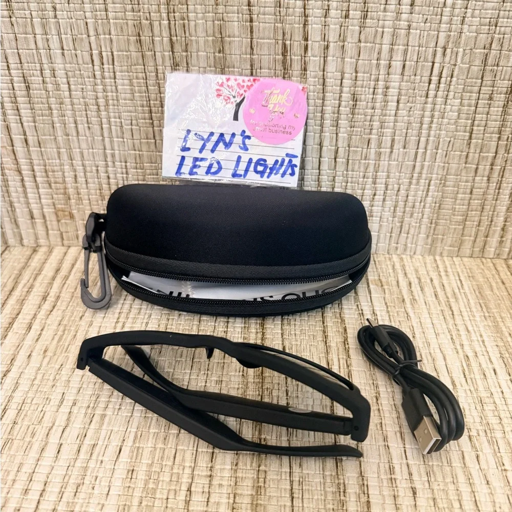 Waterproof Bluetooth Smart Glasses - Black
